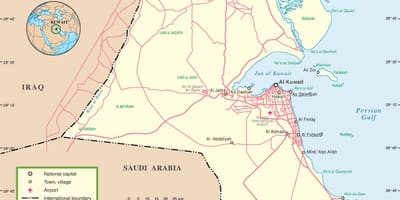 کویت نقشه راه