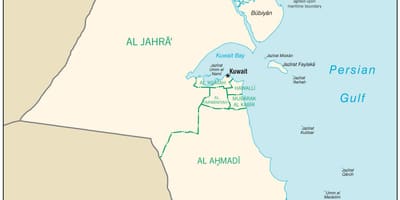 نقشه egaila کویت