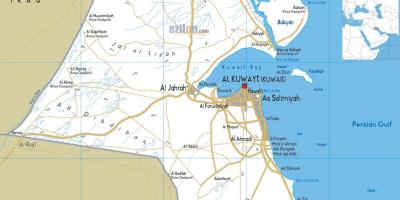 شهر کویت, نقشه جاده های