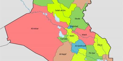 کویت نقشه با بلوک