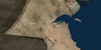 نقشه ماهواره کویت